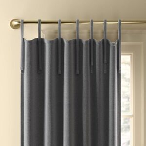 Threshold - 50"x63" Blackout Aruba Tie-Top Curtain Panel Gray  Gray